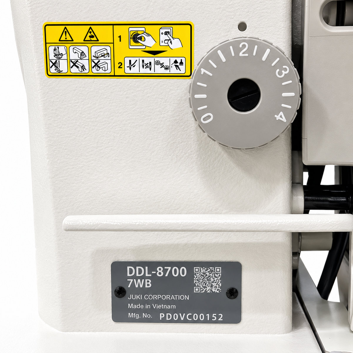 JUKI® DDL-8700-7WB Automatic Single Needle Industrial Lockstitch Sewing Machine – Complete with Table & Stand