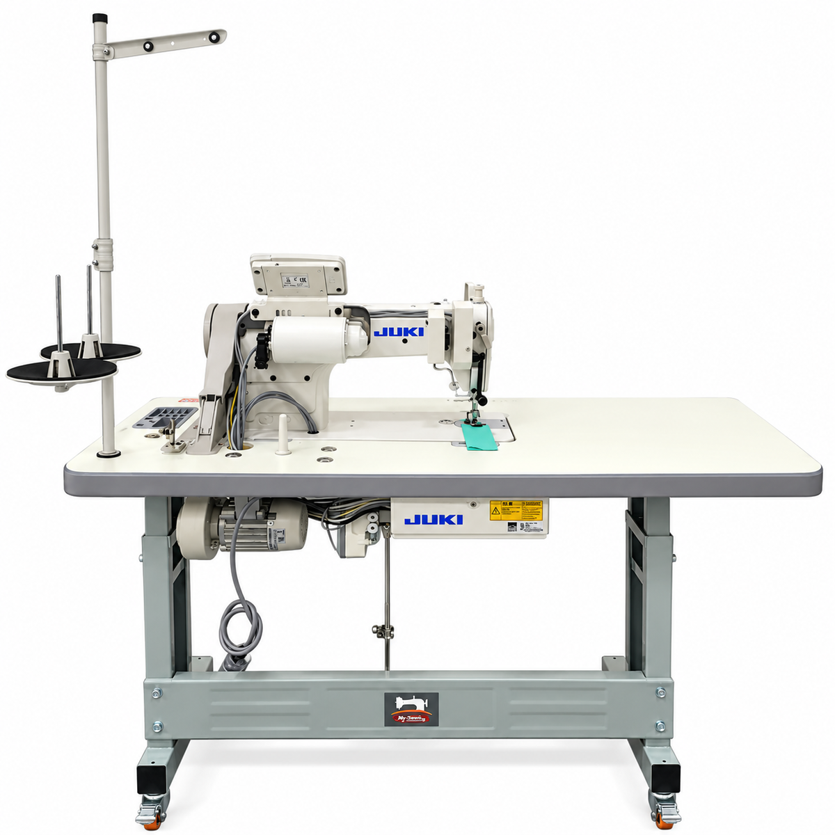 JUKI® DDL-8700-7WB Automatic Single Needle Industrial Lockstitch Sewing Machine – Complete with Table & Stand