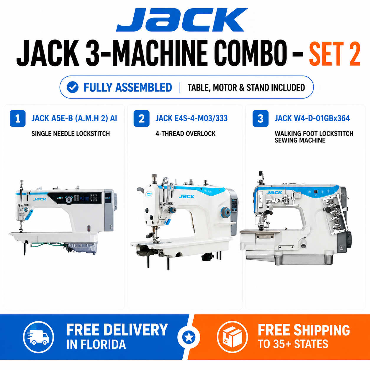JACK 3-MACHINE COMBO – SET 2