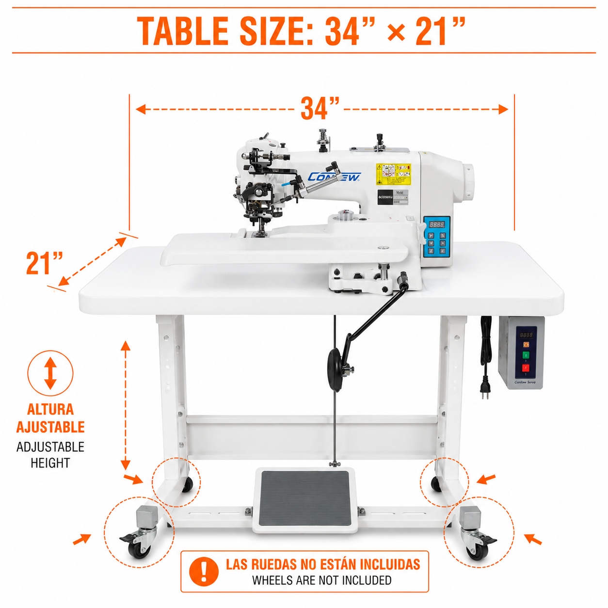 CONSEW CM-101-7DD BLINDSTITCH