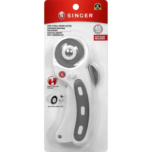 SINGER 45mm Rotary Cutter with Trigger Release & Blade Replacement