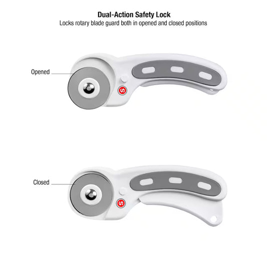 SINGER® 45mm Rotary Cutter with Trigger Release & Blade Replacement
