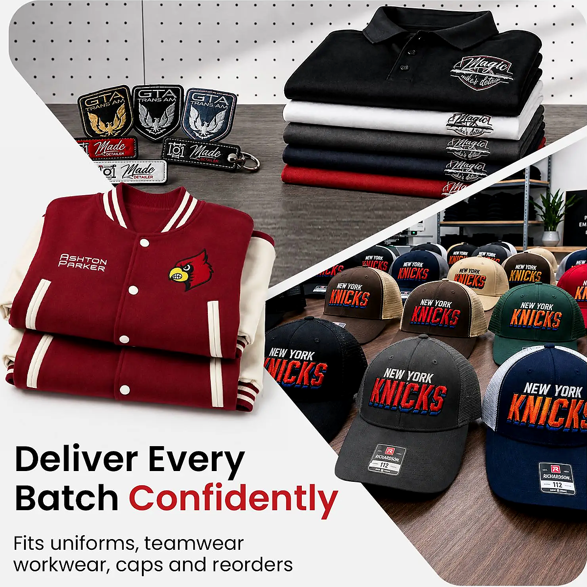 BAi® The Vision 2-Head Commercial Embroidery Machine  Powerful Assistant for Business Growth  15 Needles ·