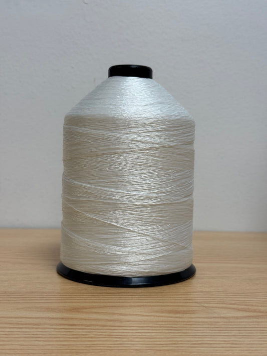 T-90 NYLON  WHITE POLY 0001 THERMABOND UVEX (upholstery) 16 OZ