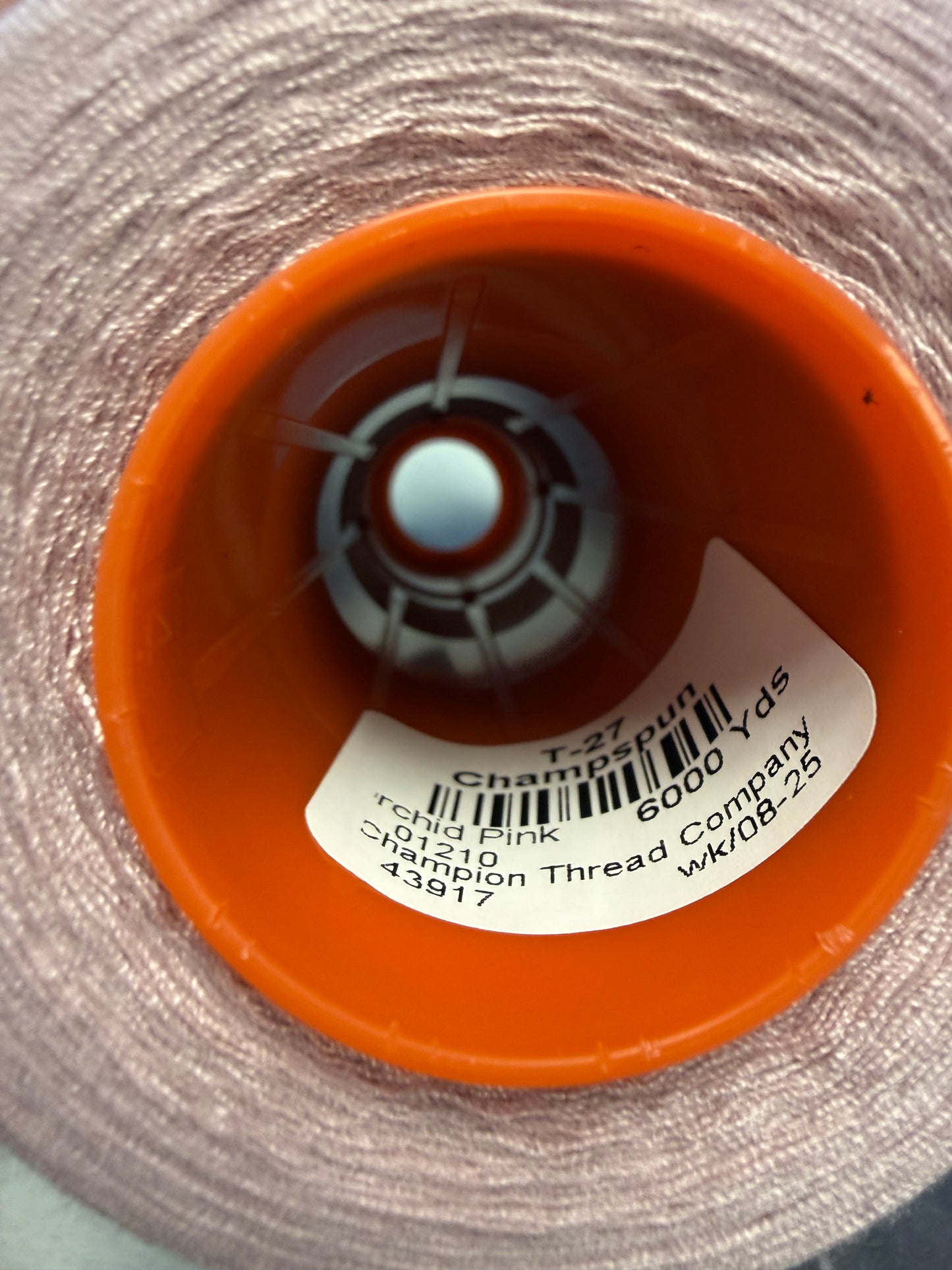 THREAD T-27 RCHID-1210 POLYESTER CHAMPSPUN 6000 Yds