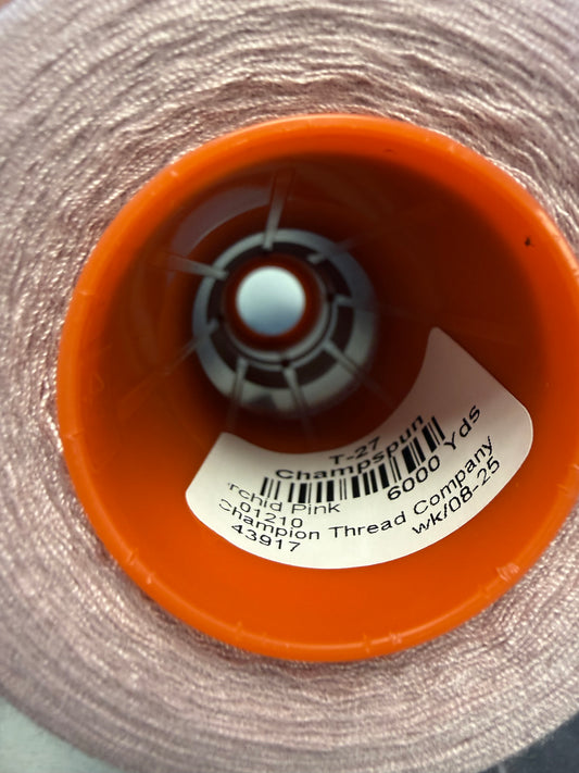 THREAD T-27 RCHID-1210 POLYESTER CHAMPSPUN 6000 Yds
