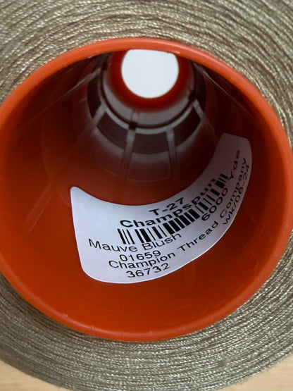 THREAD T-27 MAUVE BLUSH-1659 POLYESTER CHAMPSPUN 6000 Yds