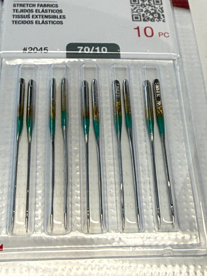 NEEDLE SINGER® 2045 #70-10 BLISTER 10 NEEDLE