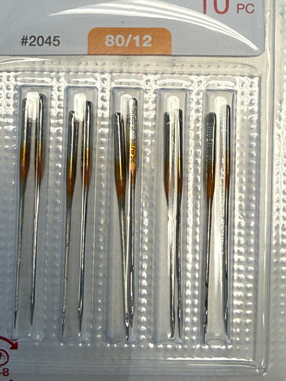 NEEDLE SINGER® 2045 #80-12 BLISTER 10 NEEDLE