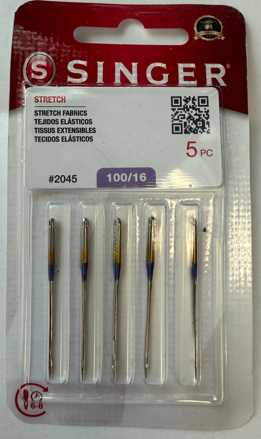 NEEDLE SINGER® 2045 #100-16 BLISTER 5 NEEDLE