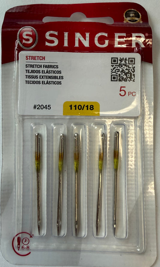 NEEDLE SINGER® 2045 #110-18 BLISTER 5 NEEDLE