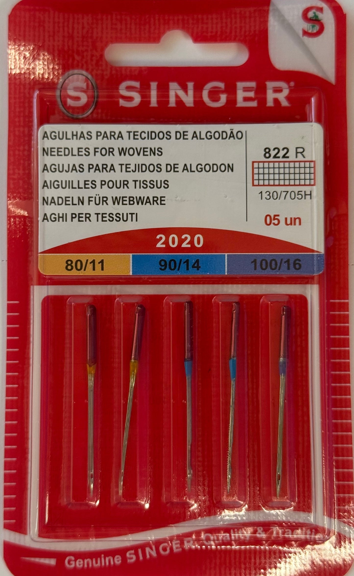 NEEDLE SINGER® 2022 #11 /14/16-BLISTER 5 NEEDLE