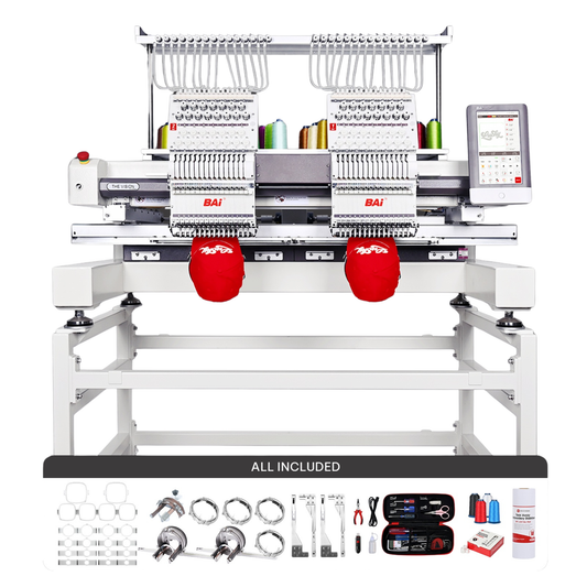 BAi THE VISION-2HEADS — Commercial Embroidery Machine