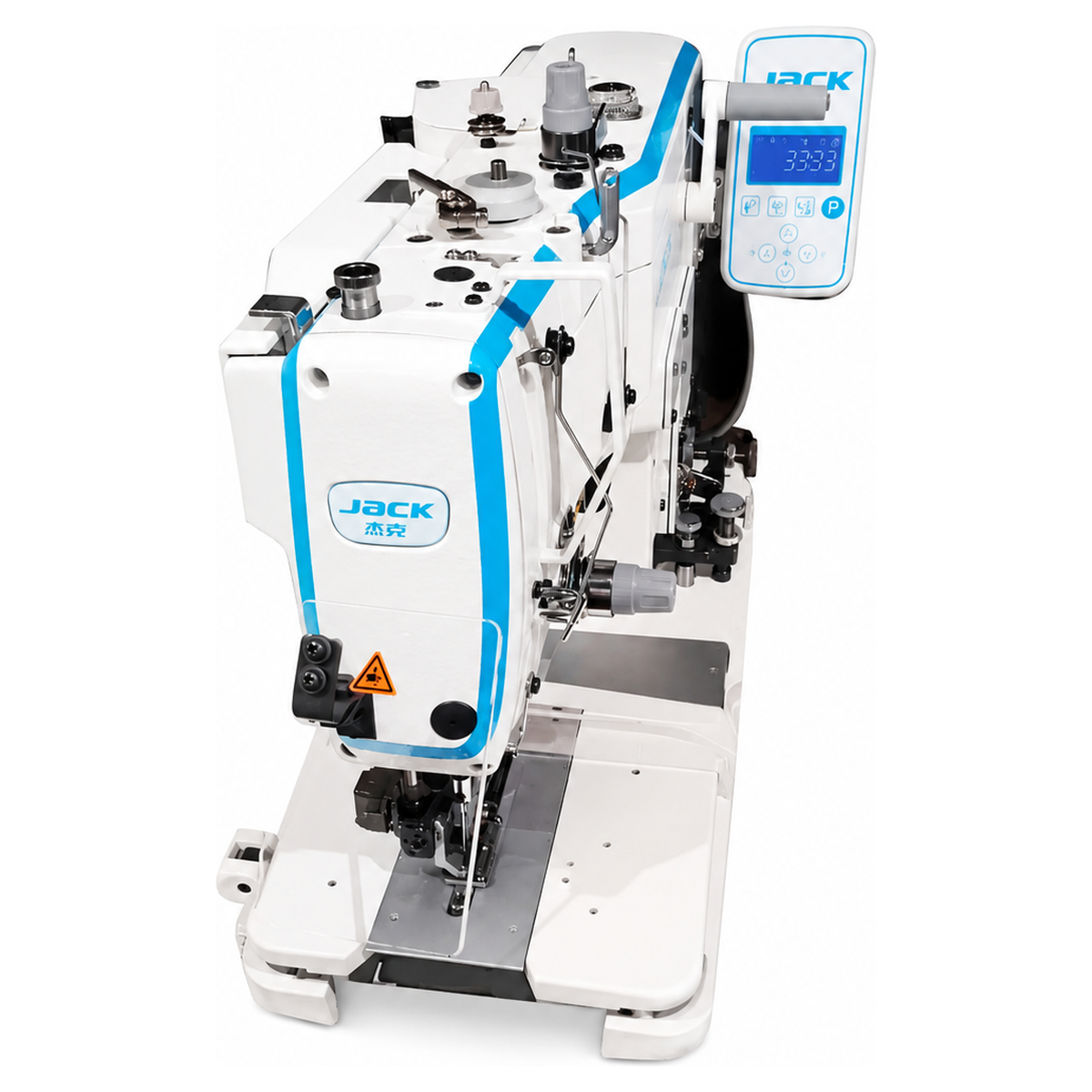 JACK® JK-T783G-Z Mechanical Digital Buttonhole Industrial Sewing Machine – Complete with Table & Stand