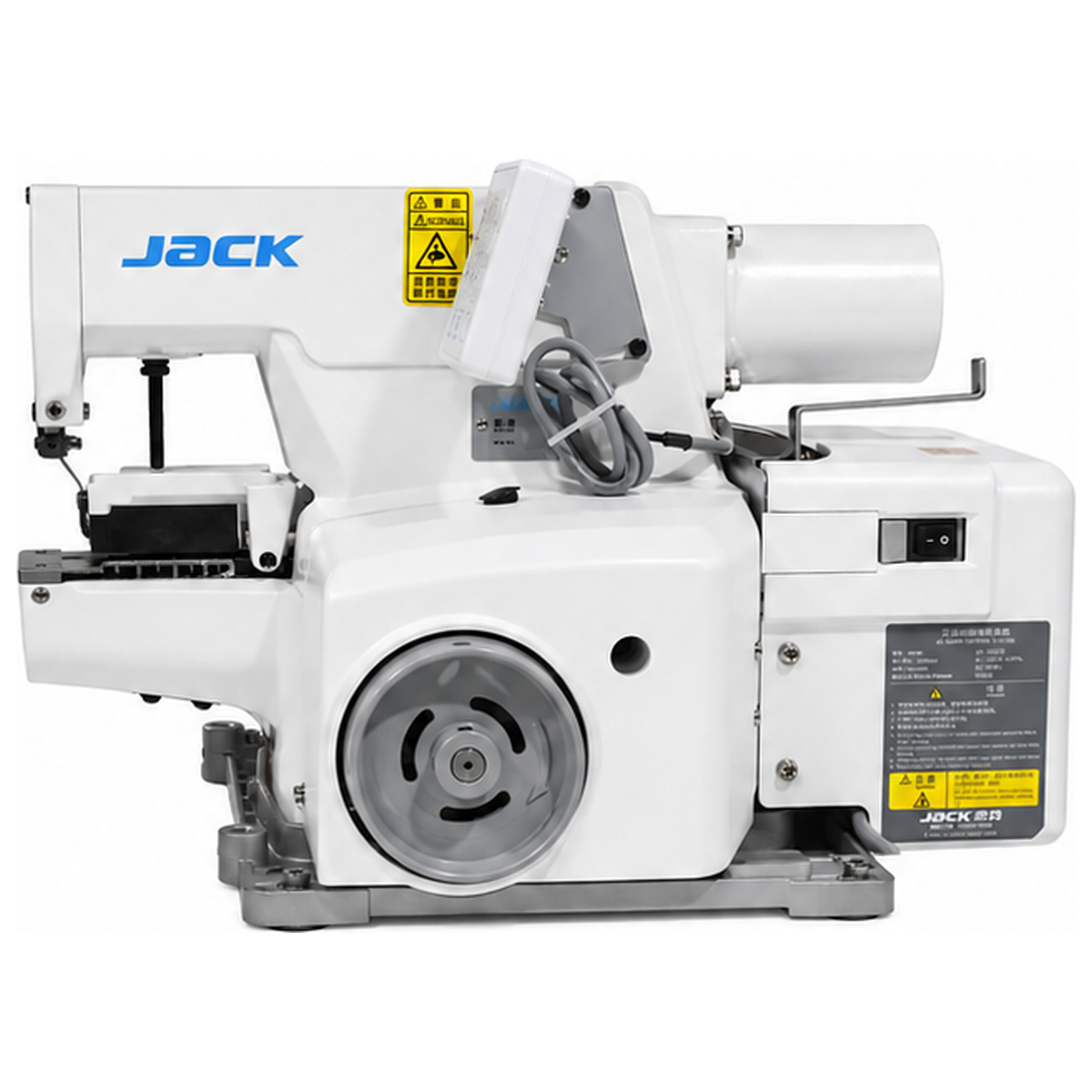 JACK® JK-T373G-Z Single Thread Direct Drive Automatic Chainstitch Button Sewing Machine – Complete with Table & Stand
