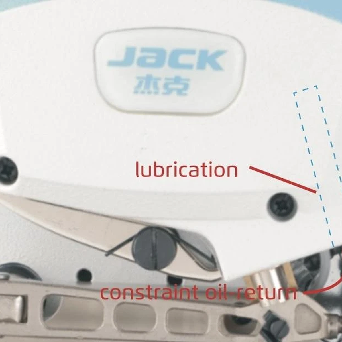 JACK® E4S-4-M03/333 4-Thread Overlock Industrial Sewing Machine – Complete with Table & Stand
