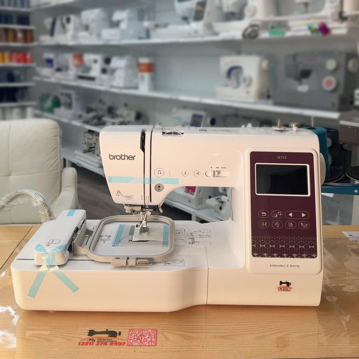 Brother® SE725 Computerized Sewing & Embroidery Machine 4" × 4" Embroidery Area