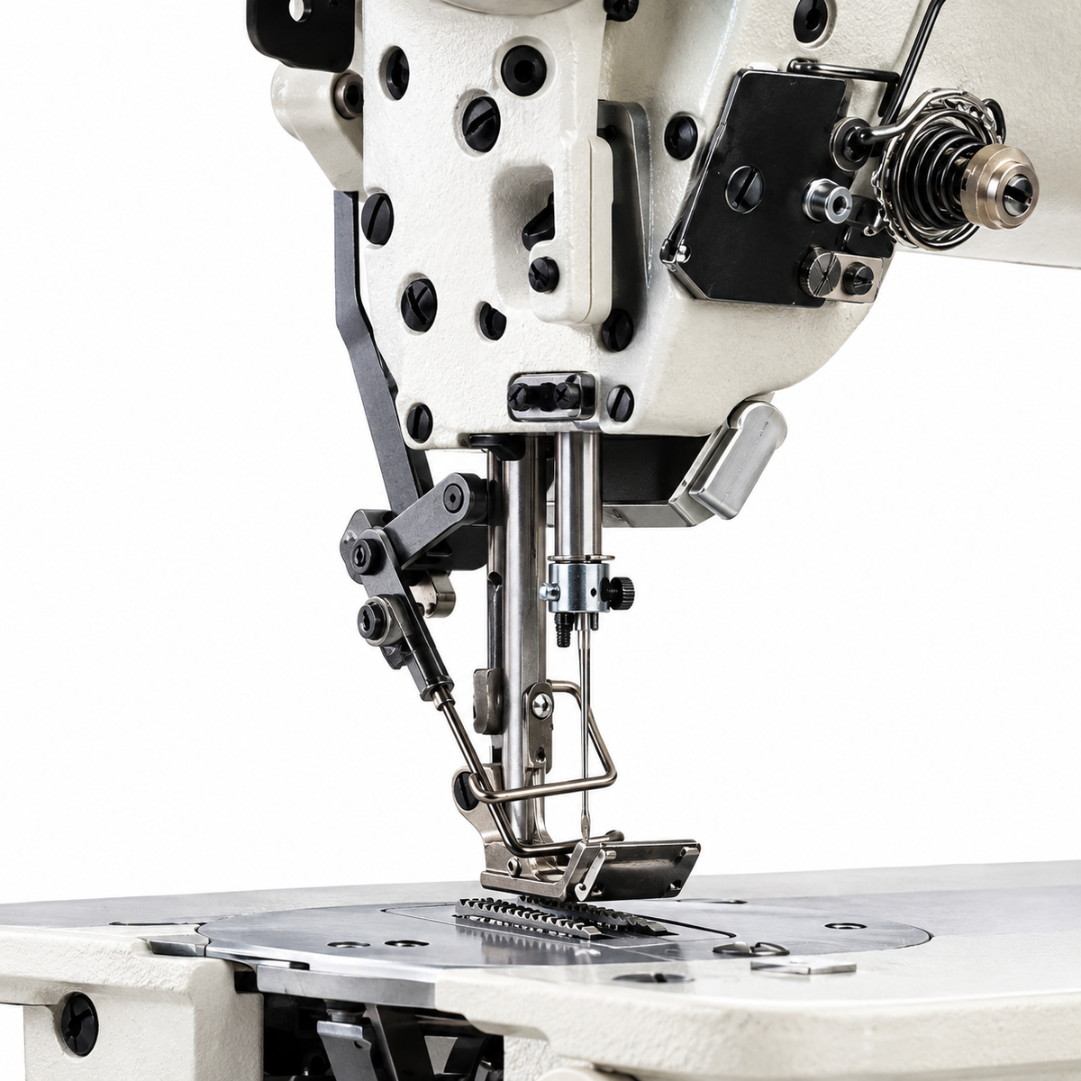 JACK® JK-T2284B-4E Single Needle Standard & 3-Step Zigzag Direct Drive Industrial Sewing Machine – Complete with Table & Stand