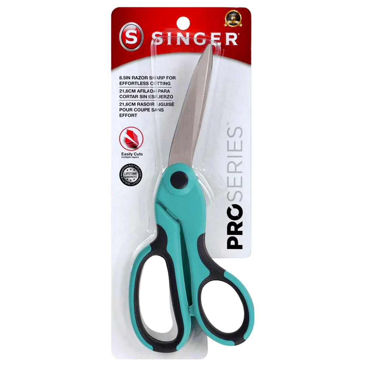 SINGER® ProSeries 9.5-Inch Heavy-Duty Bent Sewing Scissors