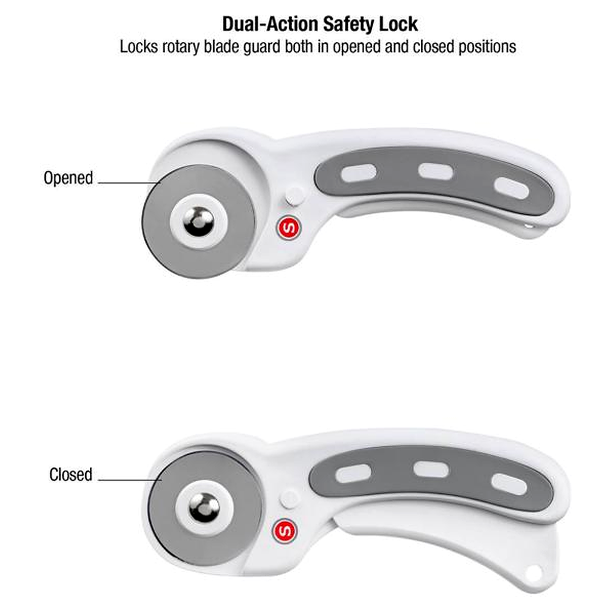 SINGER® 45mm Rotary Cutter with Trigger Release & Replacement Blade