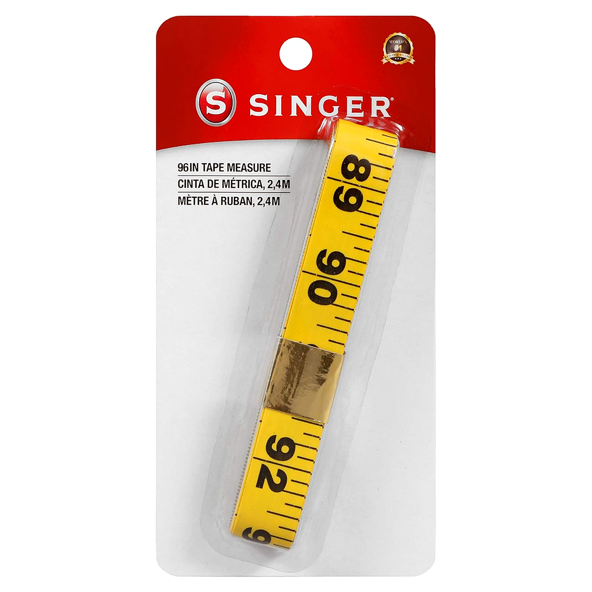 SINGER® 00258 Extra-Long Vinyl Tape Measure – 96 Inches, 1 Piece