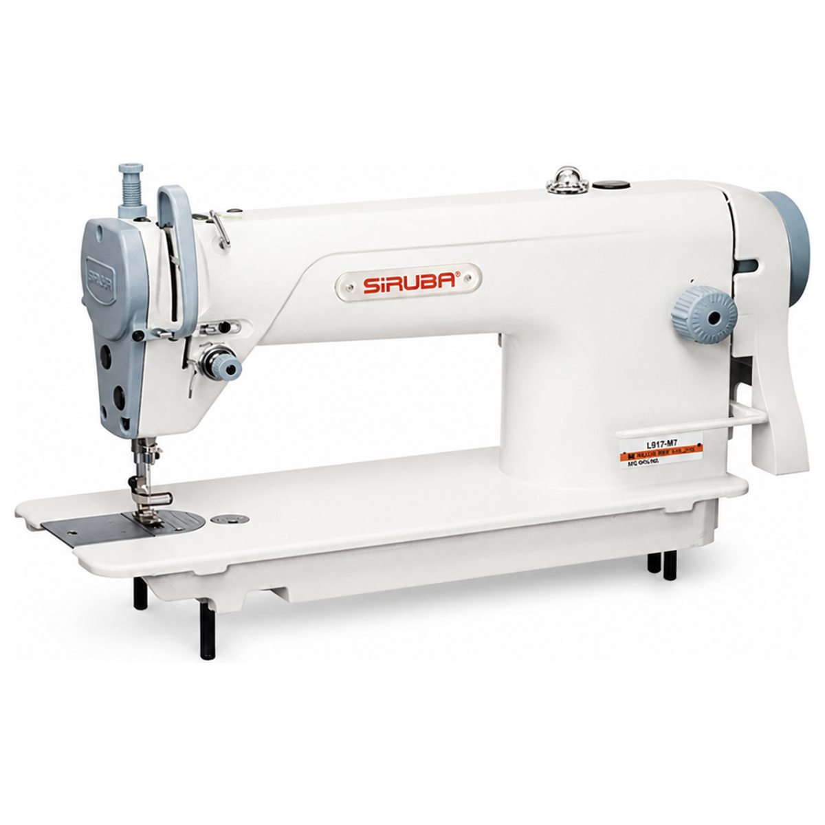 SIRUBA® L917-H1 Single Needle Industrial Lockstitch Sewing Machine – Complete with Table & Stand