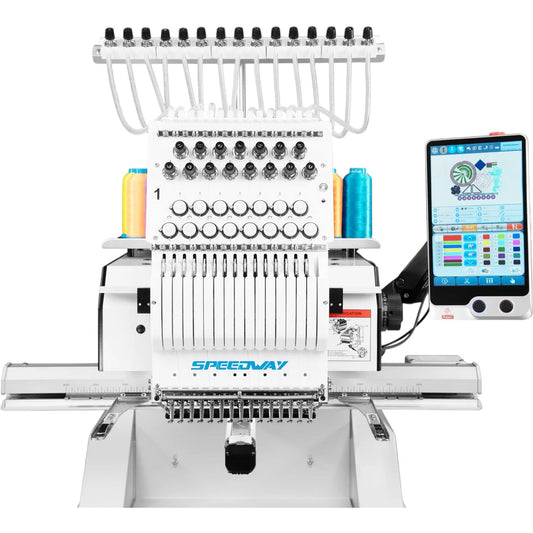 SPEEDWAY® BC-1501 | 15-Needle Industrial Computerized Embroidery Machine