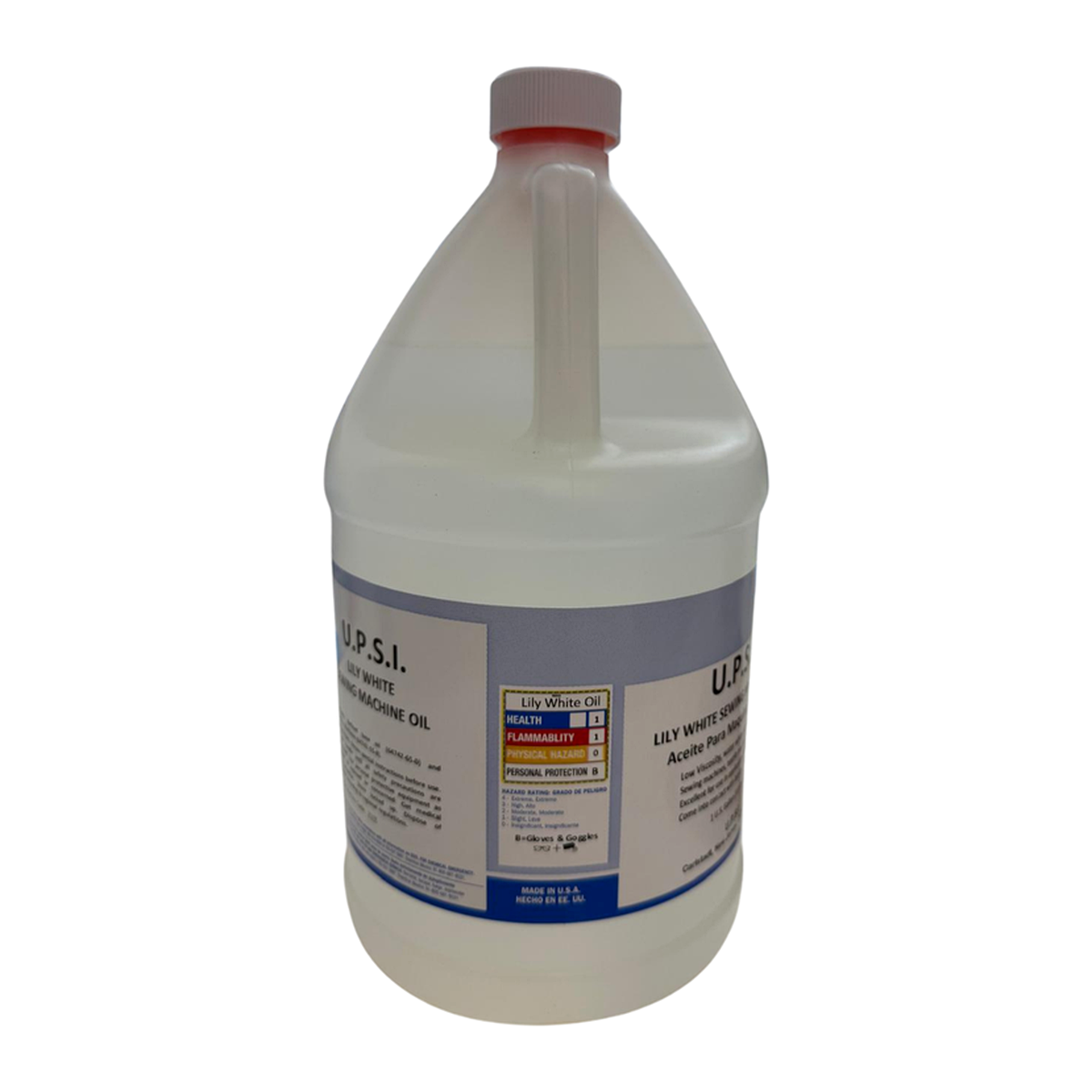 Lily White Industrial Sewing Machine Oil – 1 U.S. Gallon (3.8 Liters)