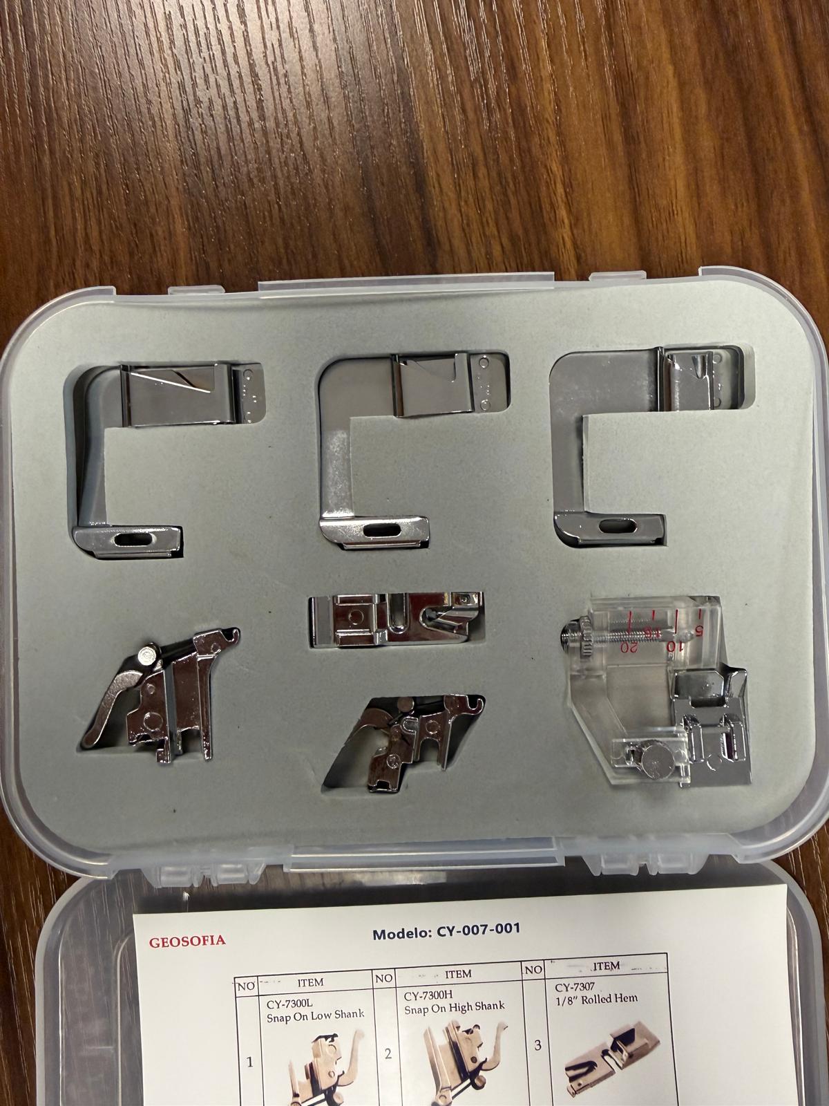 7 Piece Multifunctional Sewing Machine Presser Foot Set