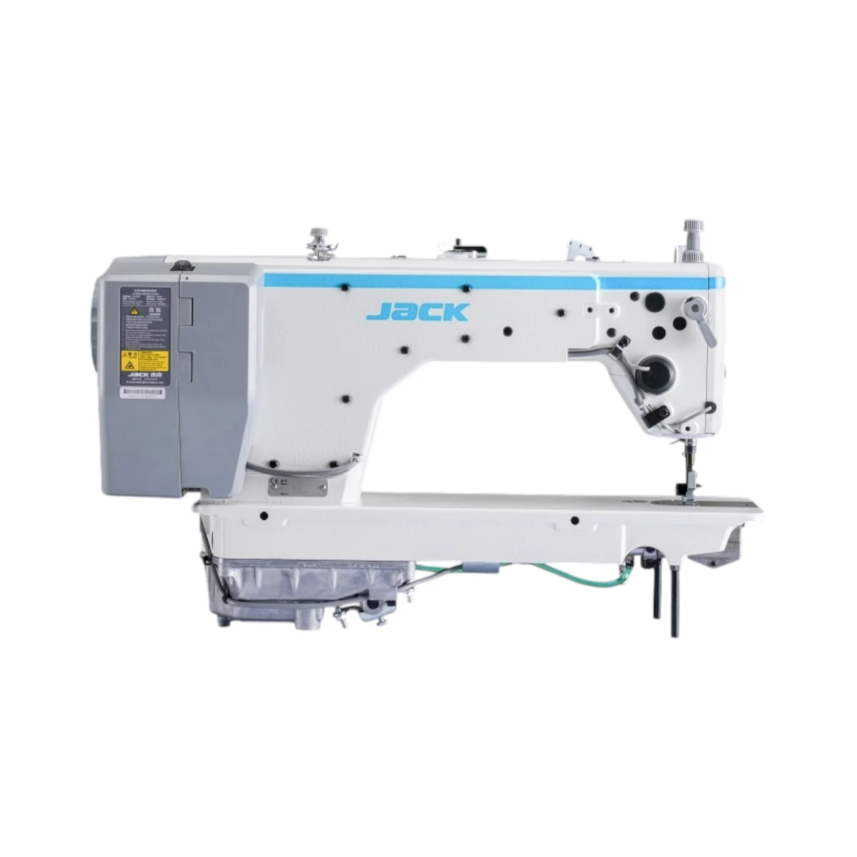 JACK® A5E-B (A.M.H 2) AI Intelligent Single Needle Industrial Lockstitch Sewing Machine – Complete with Table & Stand
