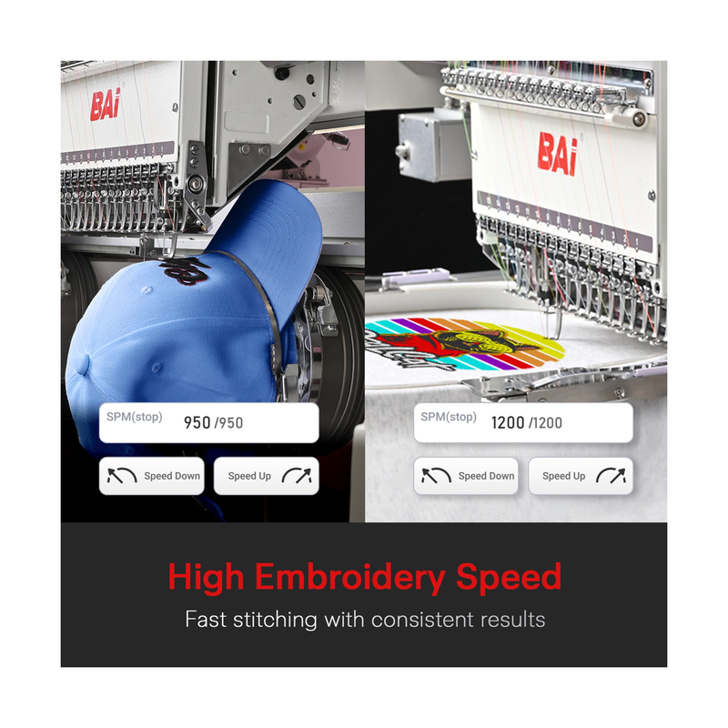BAi THE VISION Commercial Embroidery Machine