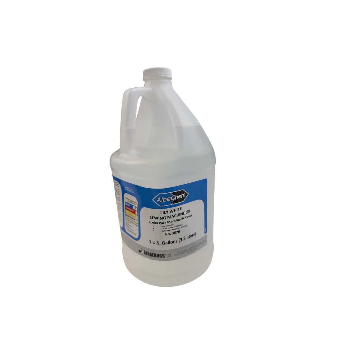 OIL-ACEITE INDUSTRIAL LILy white u.s gallon 3.8 Liters