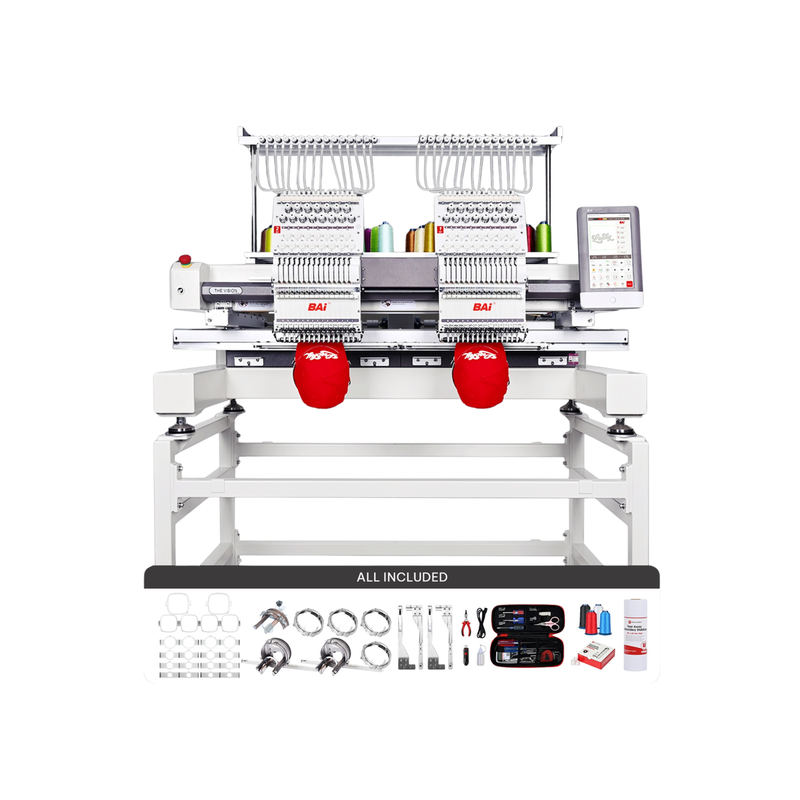 BAi THE VISION-2HEADS — Commercial Embroidery Machine