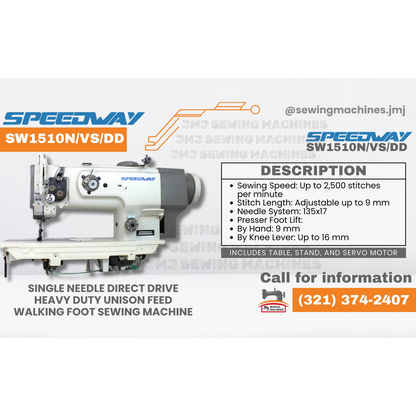 SPEEDWAY  SW-1510N/DD/VS Walking Foot image 0