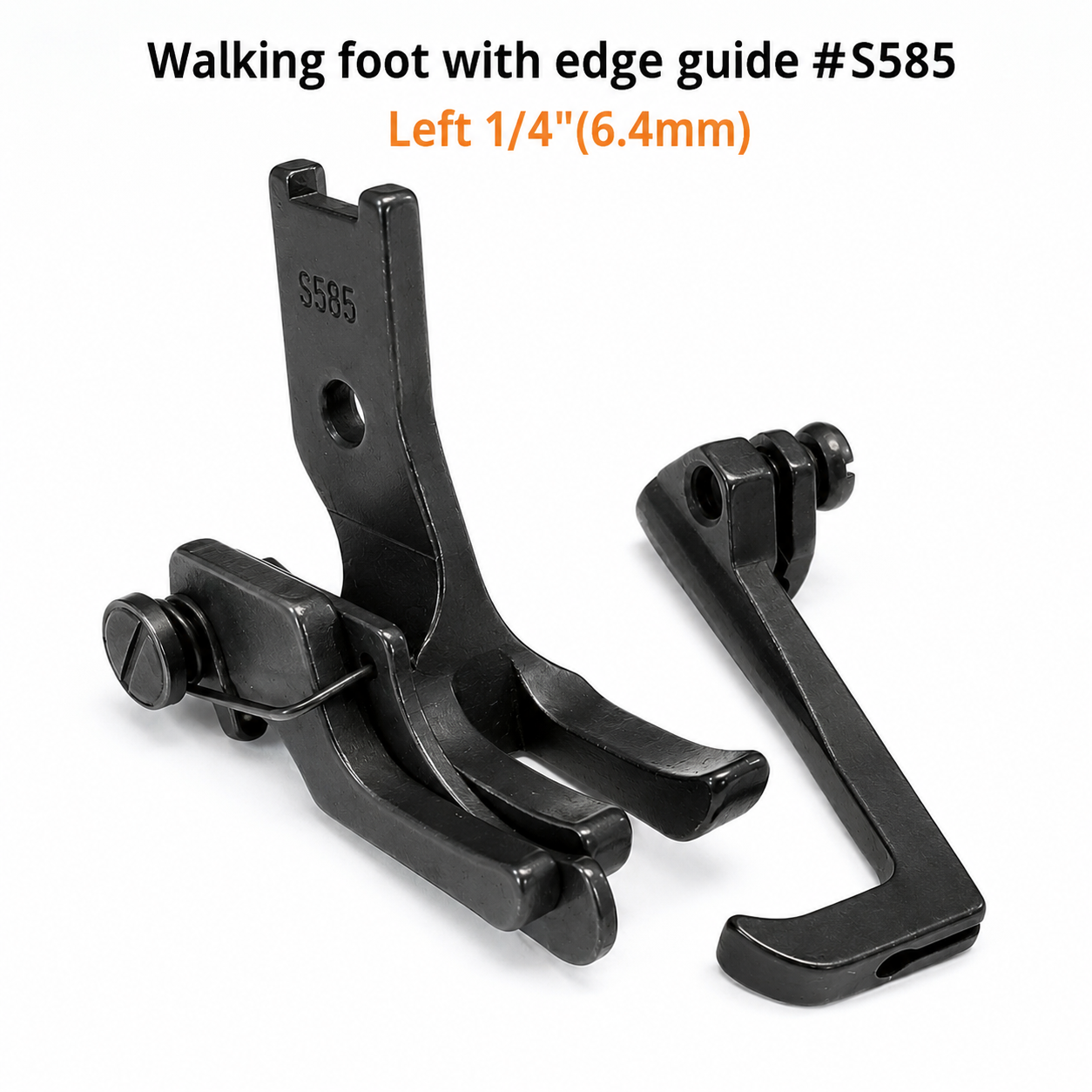 Walking foot with Right/Left edge guide #S585