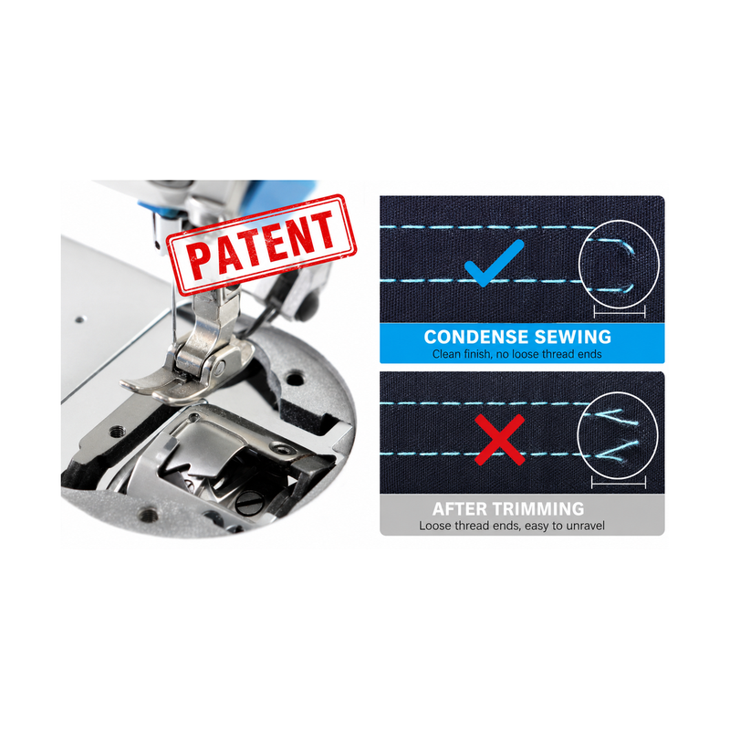 JACK® A7 - Premium Digital Lockstitch Sewing Machine