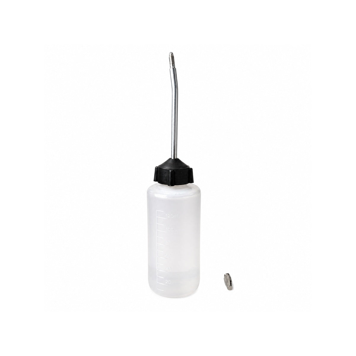 Refillable Sewing Machine Oiler with Oil – 4.5 oz, 4-Inch Angled Spout