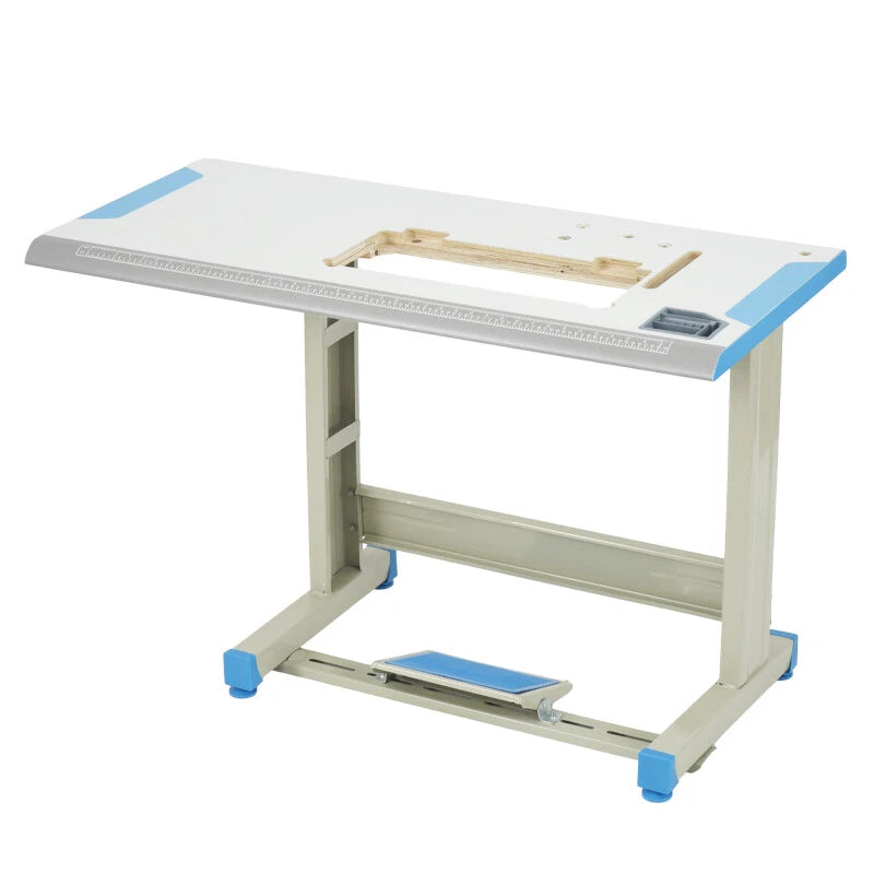 Industrial Sewing Machine Table with Frame Assembly