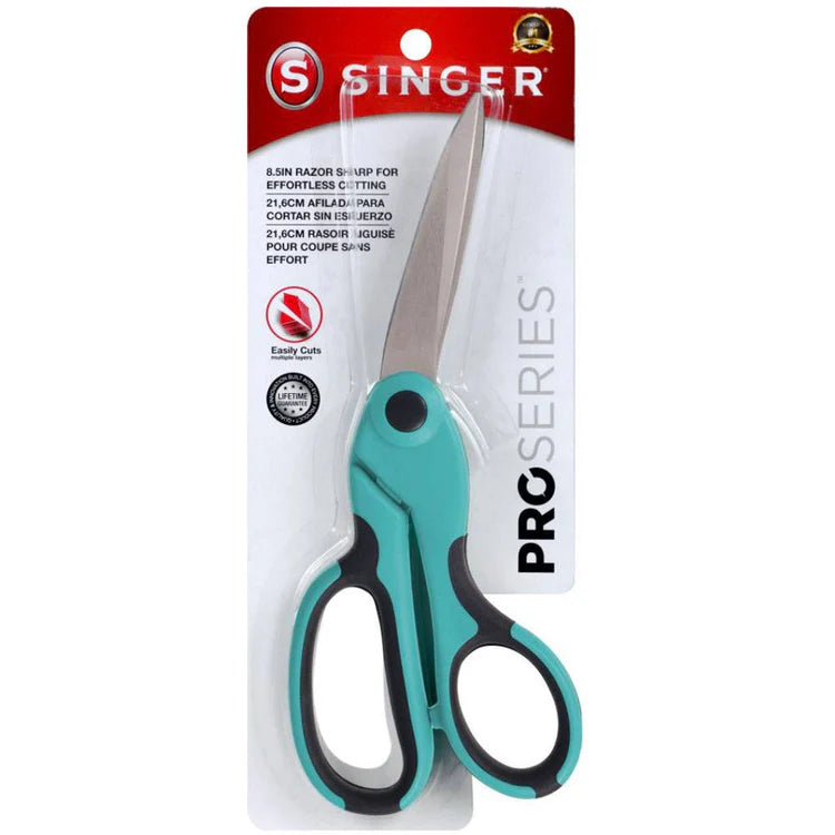 SINGER ProSeries Heavy-Duty Bent Sewing Scissors, 9.5"