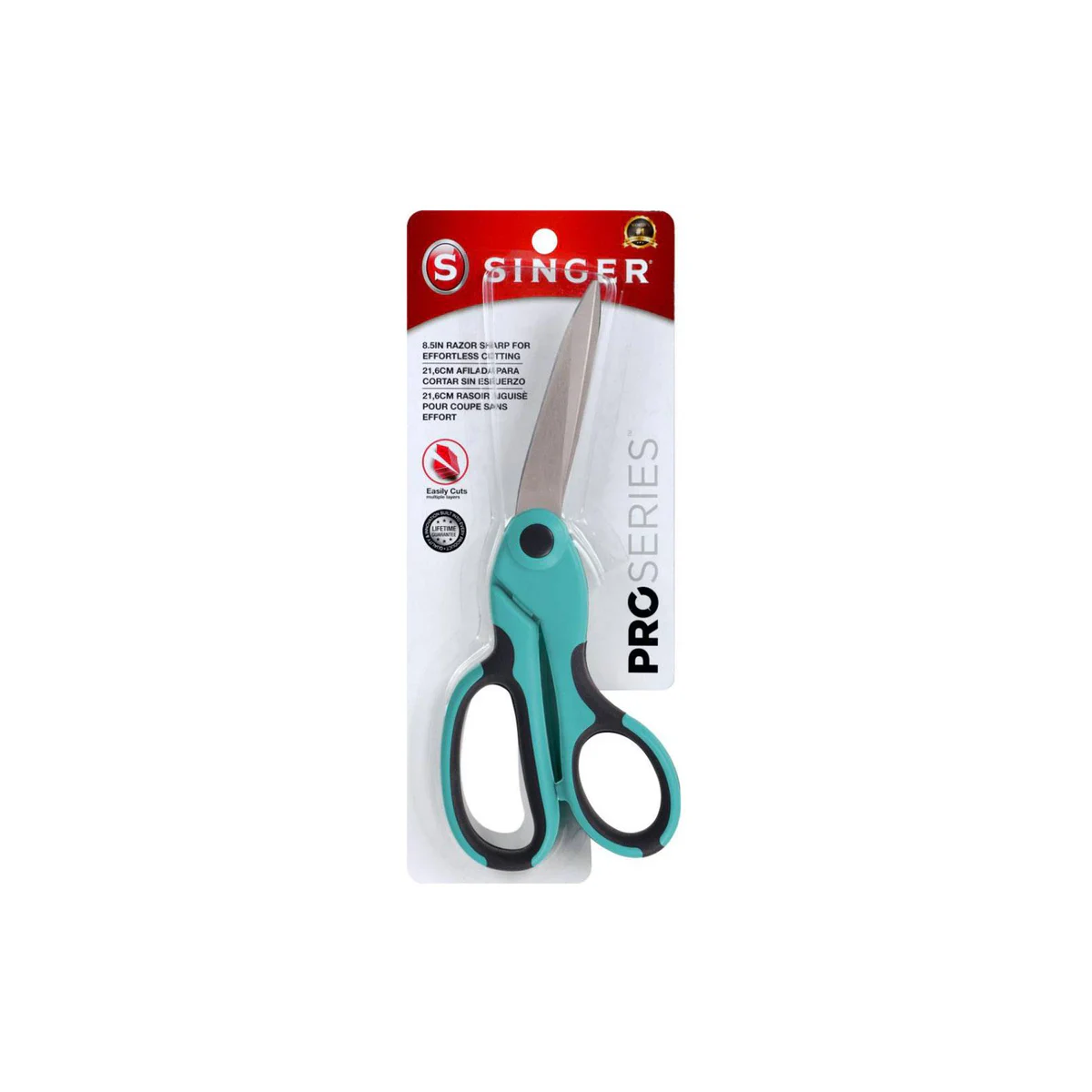SINGER ProSeries Heavy-Duty Bent Sewing Scissors, 9.5"