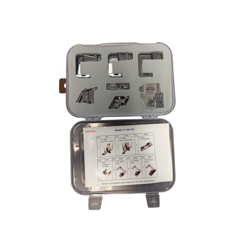 7 Piece Multifunctional Sewing Machine Presser Foot Set